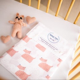 Pinky Barky - Organik Bebek Nevresim Takımı - Çift taraflı (GOTS sertifikalı)